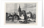 The Civil War in Spain: View in Bilbao the Church and Bridge of St. Antonio 1874 by Anonymous