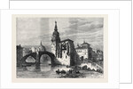 The Civil War in Spain: View in Bilbao the Church and Bridge of St. Antonio 1874 by Anonymous
