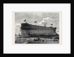 Launch of the Faraday Telegraph Cable Ship 1874 by Anonymous