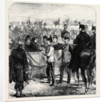 Review at Windsor: The Queen Presenting the Cross of St. Michael and St. George to Sir Garnet Wolseley 1874 by Anonymous