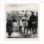 Review at Windsor: The Queen Presenting the Cross of St. Michael and St. George to Sir Garnet Wolseley 1874 by Anonymous