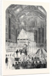 The Remains of the Late Earl of Shrewsbury Lying in State, in St. Peter's Chapel, Alton Towers, 1852 by Anonymous