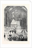 The Remains of the Late Earl of Shrewsbury Lying in State, in St. Peter's Chapel, Alton Towers, 1852 by Anonymous
