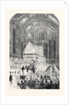 The Remains of the Late Earl of Shrewsbury Lying in State, in St. Peter's Chapel, Alton Towers, 1852 by Anonymous