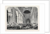 Preparation in St. Paul's Cathedral, for the Funeral of the Duke: The Nave, by Gaslight, 1852 by Anonymous