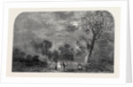 The Old Crystal Palace in Hyde Park: Site of the Transept, North-East, 1852 by Anonymous
