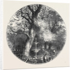 The Old Crystal Palace in Hyde Park: Fountain in the North Transept, 1852 by Anonymous