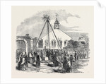 His Royal Highness Prince Albert Laying the Foundation-Stone of a New Chapel-of-Ease, at Eton. by Anonymous