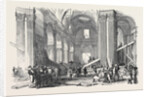 Preparations for the Funeral of the Duke of Wellington, in St. Paul's Cathedral: View in the Nave, Looking West, 1852 by Anonymous