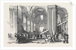 Preparations for the Funeral of the Duke of Wellington, in St. Paul's Cathedral: View in the Nave, Looking West, 1852 by Anonymous
