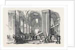 Preparations for the Funeral of the Duke of Wellington, in St. Paul's Cathedral: View in the Nave, Looking West, 1852 by Anonymous