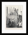 Preparations for the Funeral of the Duke of Wellington, in St. Paul's Cathedral: The Nelson Monument, 1852 by Anonymous