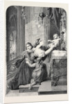 The Refuge at the Altar from a Picture by Daege, Berlin by Anonymous