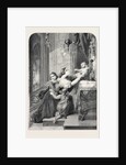 The Refuge at the Altar from a Picture by Daege, Berlin by Anonymous