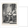 The Refuge at the Altar from a Picture by Daege, Berlin by Anonymous