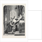 The Refuge at the Altar from a Picture by Daege, Berlin by Anonymous