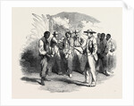 Scene from the New Drama of Uncle Tom's Cabin, at the Olympic Theatre, 1852 by Anonymous