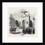 Arrival of the President of France at the Triumphal Arch, at St. Etienne, 1852 by Anonymous