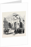 Arrival of the President of France at the Triumphal Arch, at St. Etienne, 1852 by Anonymous