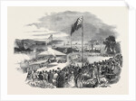 Opening of the South Wales Railway, the Carmarthen Station, 1852 by Anonymous
