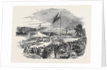 Opening of the South Wales Railway, the Carmarthen Station, 1852 by Anonymous