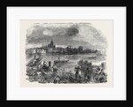 The Village of Boucharge Inundated by the Rhone, 1852 by Anonymous