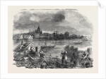 The Village of Boucharge Inundated by the Rhone, 1852 by Anonymous