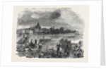 The Village of Boucharge Inundated by the Rhone, 1852 by Anonymous