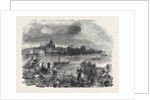 The Village of Boucharge Inundated by the Rhone, 1852 by Anonymous