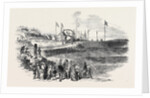 Opening of the Morayshire Railway, the Terminus at Lossiemouth, 1852 by Anonymous