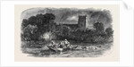 The Inundations in Worcestershire: The Inundation at Powick Ham, 1852 by Anonymous