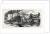 The Flood at Hopton Court, the Seat of A.S. Featherstonhaugh, Esq., 1852 by Anonymous