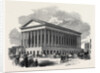 Birmingham Musical Festival, Arrival of the Company at the Town Hall, 1852 by Anonymous