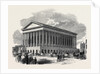 Birmingham Musical Festival, Arrival of the Company at the Town Hall, 1852 by Anonymous