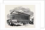 Birmingham Musical Festival, Arrival of the Company at the Town Hall, 1852 by Anonymous