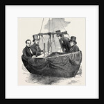 Scientific Balloon Ascent from Vauxhall Gardens, London, 1852; Mr. Nicklin, Mr. Welsh (Second from Left), Mr. Adie (Second from Right), Mr. Green by Anonymous