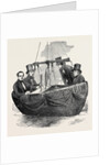 Scientific Balloon Ascent from Vauxhall Gardens, London, 1852; Mr. Nicklin, Mr. Welsh (Second from Left), Mr. Adie (Second from Right), Mr. Green by Anonymous