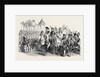 Scene from Pietro Il Grande, at the Royal Italian Opera, the Review at the Battle of Pultava by Anonymous