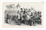 Scene from Pietro Il Grande, at the Royal Italian Opera, the Review at the Battle of Pultava by Anonymous