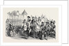 Scene from Pietro Il Grande, at the Royal Italian Opera, the Review at the Battle of Pultava by Anonymous