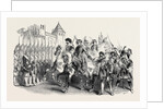 Scene from Pietro Il Grande, at the Royal Italian Opera, the Review at the Battle of Pultava by Anonymous