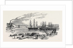 Arrival of the John Bowes Screw Steamer in the Collier Dock of the East and West India Dock Railway, 1852 by Anonymous