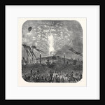 Fireworks in the Place De La Concorde, 1852 by Anonymous