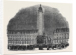 The Column in the Place Vendome, Illuminated, 1852 by Anonymous