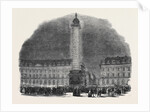 The Column in the Place Vendome, Illuminated, 1852 by Anonymous