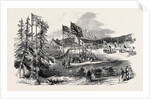 Commencement of the St. Andrew's and Quebec Railway, 1852 by Anonymous