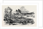 Commencement of the St. Andrew's and Quebec Railway, 1852 by Anonymous