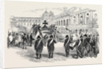 Funeral Procession of Marshal Exelmans to the Church of the Invalides, at Paris, 1852 by Anonymous