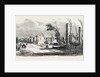 Ruins of the Great Fire at Montreal, St. Denis Street, Near the Bishop's Church, 1852 by Anonymous