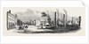 Ruins of the Great Fire at Montreal, St. Denis Street, Near the Bishop's Church, 1852 by Anonymous